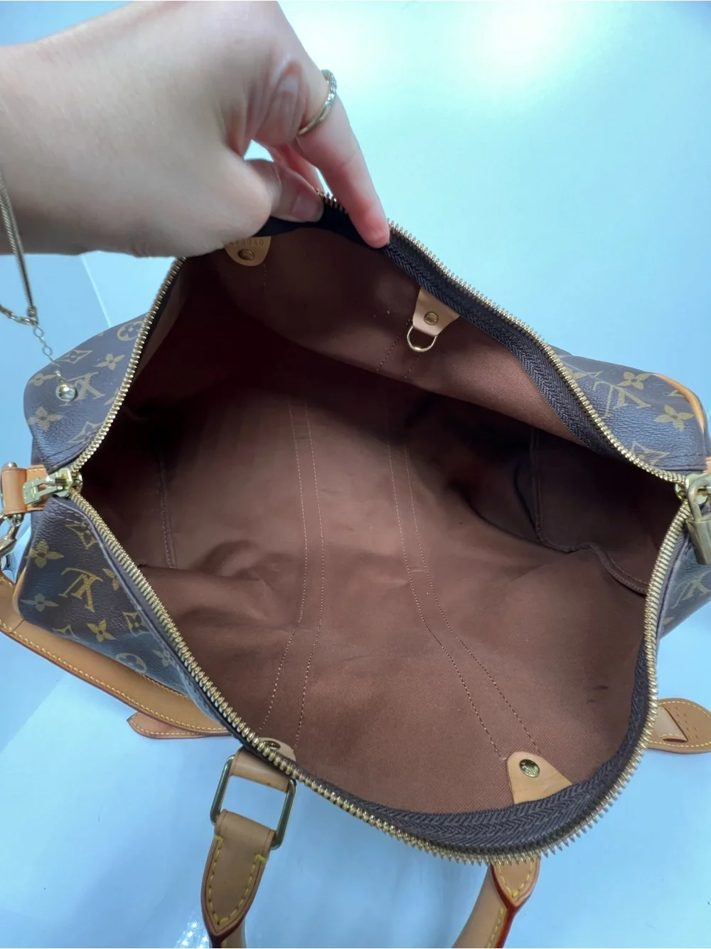 Auth Louis Vuitton Monogram Keepall 45 M41428 Boston Bag
